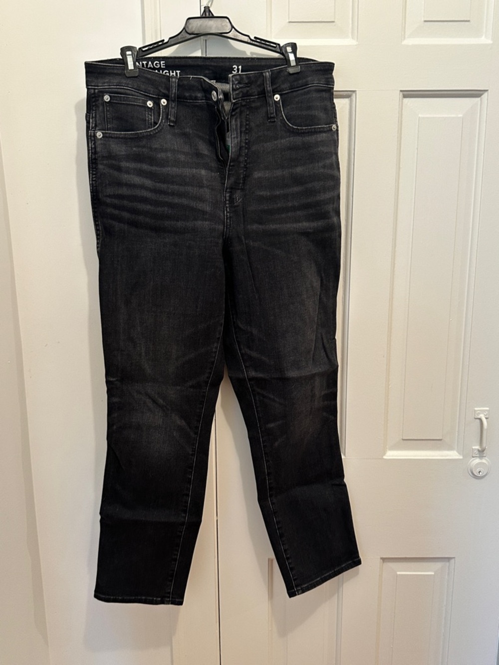 J.Crew Vintage Straight Charcoal Black Women’s Jeans